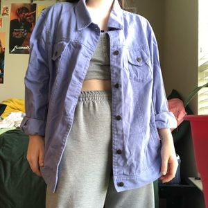 Purple vintage industrial jacket